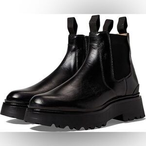 ALLSAINTS Arlo $299 Chunky Chelsea Leather Boots Size EU 41 US 11